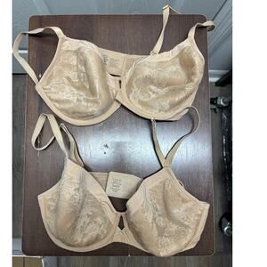 Soma Size 34DD Set of 2 Beige Underwire Lightest Lift Perfect Coverage Bras
